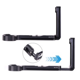 L Winkle for Nikon Z6 Z7, Hersmay Aluminium QR Quick Release Plate L Holder Handle L Bracket Plate for Nikon Z6 Z7 Z6II Z7II