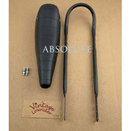 Lowrider 16" VINTAGE LOWIRDER BLACK BANANA SEAT W/LOWRIDER STEEL SISSYBAR FOR 16" BIKE