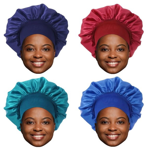 Linda Clay Women's Satin Bonnet for Sleeping - Hair Protection