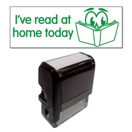 I've Read at Home Today Pre Inked School Teachers Reading Comprehension Marking Stamper Stamp 38x15mm Primary Teaching Services (Green)