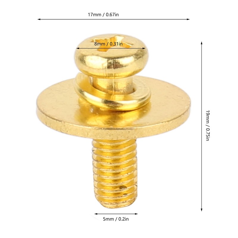 10Pcs Drum Set Lug Screw Replacement Metal Musical Instrument Drum