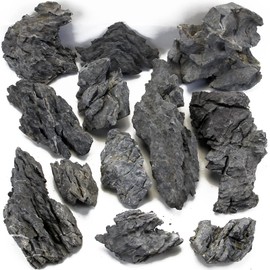 KINGRUI Natural Seiryu Rock Stone 11lb Dragon Stone for Aquarium Landscaping Models Fish Tank Decoration Reptile and Amphibian enclosures 3-6inch