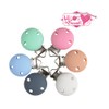 Clips para Chupón de Silicona, 6 Piezas, Multicolor, Accesorios DIY