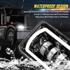 YOUSTAR-LIGHT 4x6 LED Headlights DOT Approved H4651 H4652 H4656 Replacement