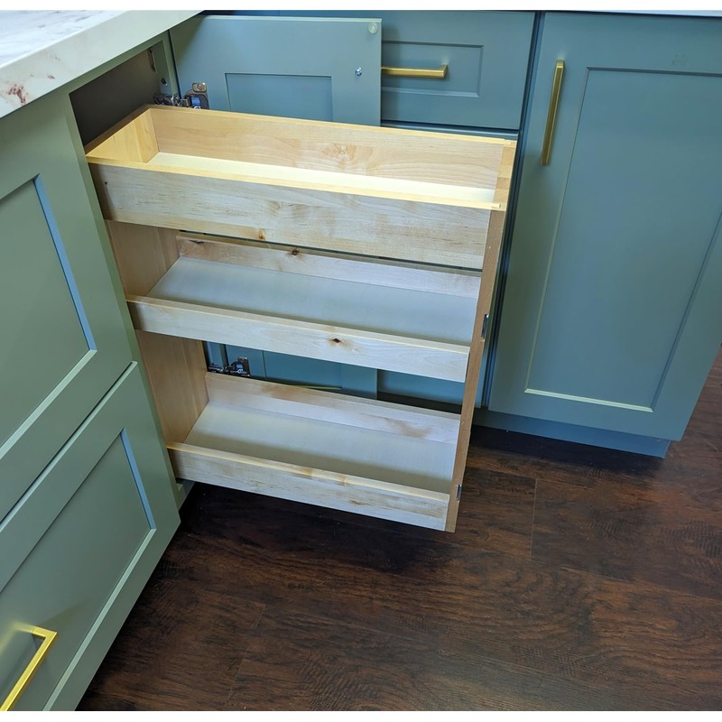 Pull Out Kitchen Cabinet Storage Spice Rack Organizer, Pull Out
