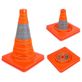 15.5" RK Collapsible Traffic Emergency Cones (2-Pack)