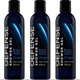 Defense Soap Original Body Wash All Natural Shower Gel 3 Pack