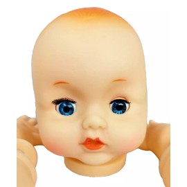 Vintage Fibre Craft Baby Doll Face & Hands Vintage Doll Making Parts