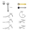 HYJLPAF Nose Piercing Kit - 3 Pack Self Piercing Gun,