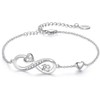 Suyi 16th 18th 30th Birthday Bracelet for Women Dainty Heart