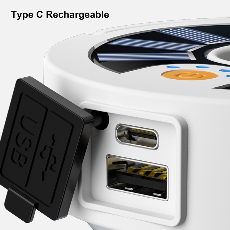 LED Camping Lantern USB Rechargeable Camping Light with 2 Light