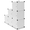 Work-It! Cube Storage Organizer - 12 Cubes | Stackable Portable