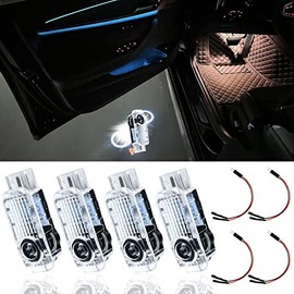LED Car Door Light Projector Courtesy LED Laser Welcome Logo Lights Accessories Compatible with A1/A3/A4/A5/A6/Q3/Q5/Q7/A7/A8/R8/TT
