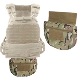 Multicam Tactical Vest Abdominal Drop Dump Bag Pouch Dangler MOLLE Plate Carrier CP MTP Admin Waist Pocket Airsoft