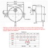 Fielect 1Pc Synchronous Motor AC 110V 2.5-3RPM Turntable Motor CW/CCW
