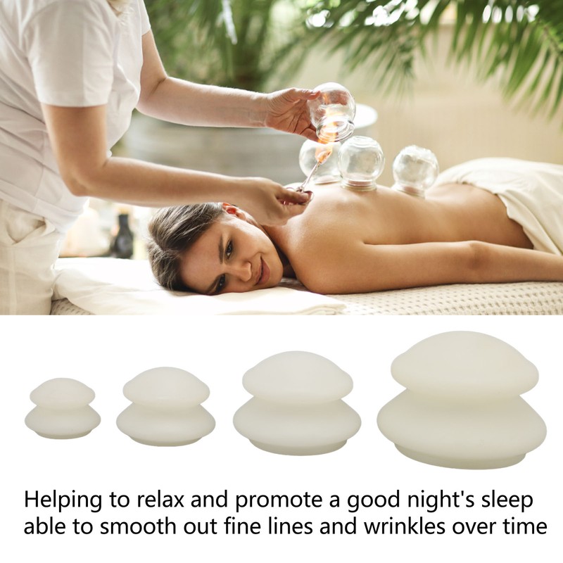 4 Pcs Cupping Therapy Sets Vacuum Suction Cupping Cups Strong