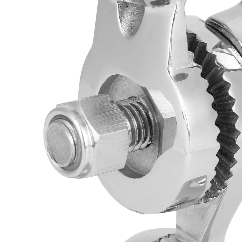 Marine VHF Stainless Steel Talkie Antenna Adjustable Base Bracket Holder