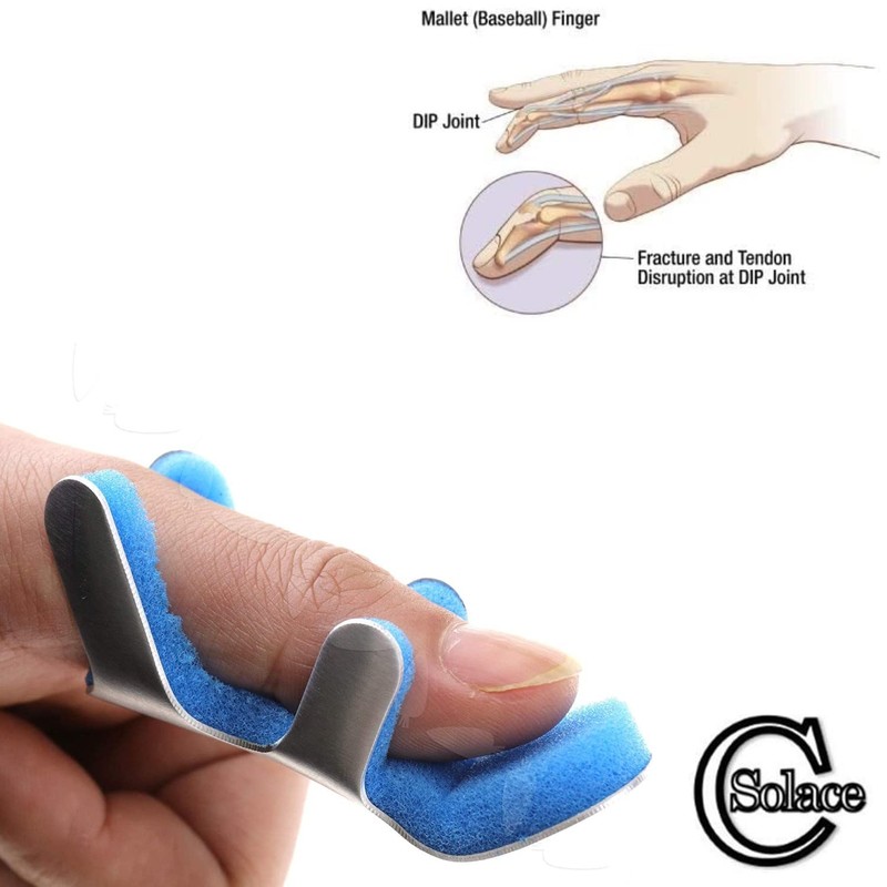 New Finger Immobilising Splint with Soft Foam - Ideal for