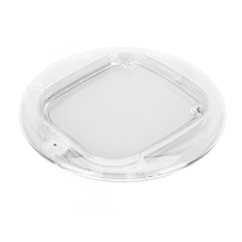 Cat Door for Interior Exterior Doors Transparent 4 Way Locks