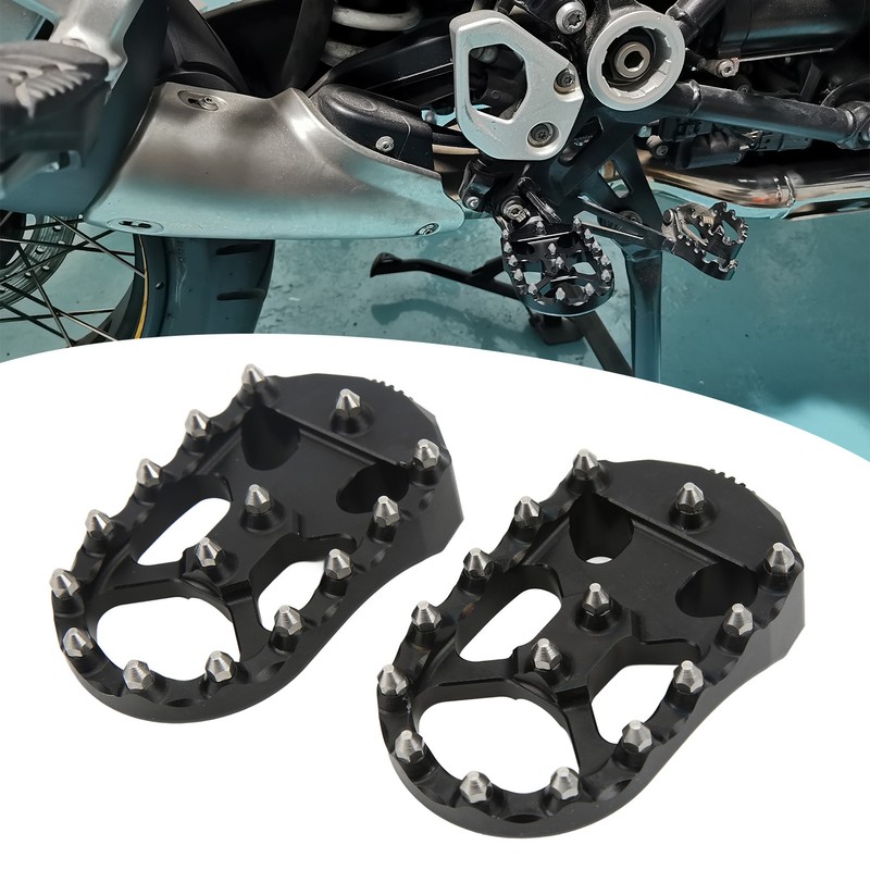 2pcs Front Foot Pegs CNC Aluminum Anodized Anti Slip Replacement