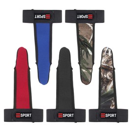 Keboyoe Pack of 5 Fishing Finger Protection Finger Breathable Finger Gloves Elastic Non-Slip Fishing Finger Gloves Index Finger Fishing Gloves Unisex Suitable for Fishing Outdoor (5 Colours)