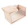 BESPORTBLE Wood Bird Nest Breeding Box Outdoor Cockatiel Nesting Box