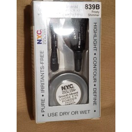 NYC N.Y.C. Smooth Mineral Loose Eye Powder Kit - 839B Frosty Shimmer  nib