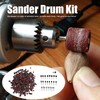 384Pcs Sanding Drum Sleeve Set Resin Drums Mandrels for Nuclear
