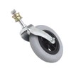 Wheelchair Replacement Wheel Grey 6 Inch PU Inflatable Universal Wheelchair