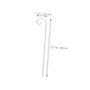 VINTORKY Elegant Shepherd Hooks 10 Pack Metal Garden Hanger Lantern