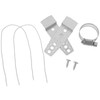 WOONEKY 5001dd4001a Dishwasher Mounting Brackets Stainless Steel Dishwasher Countertop Bracket