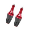 Motoforti 2pcs Red Motorcycle Universal Frame Slider Crash Protector M8