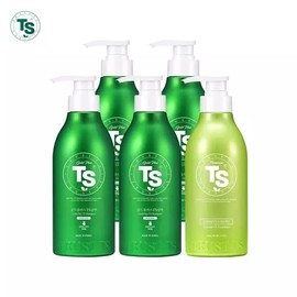 TS Trillion Gold Plus TS Shampoo 500gx4 + Premium Treatment 500gx1 / 골드플러스 TS샴푸 500gx4개+프리미엄트리트먼트500gx1개