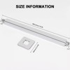 NearMoon Ceiling Mounted Shower Arm with Flange, Universal Connection 1/2