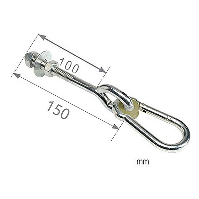 Ndier Swing Thread Hook Playground Yoga Seat Safety Lock Ceiling