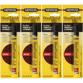 Minwax 63483000 Wood Finish Stain Marker, Red Oak 4 Pack