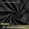Siiluminisoy Small Stall Boho Shower Curtain Black Tassel Woven Fabric