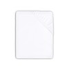 EV DEKOR®MF0001 Fitted Sheet Double, White - Deep Pocket Bedsheet