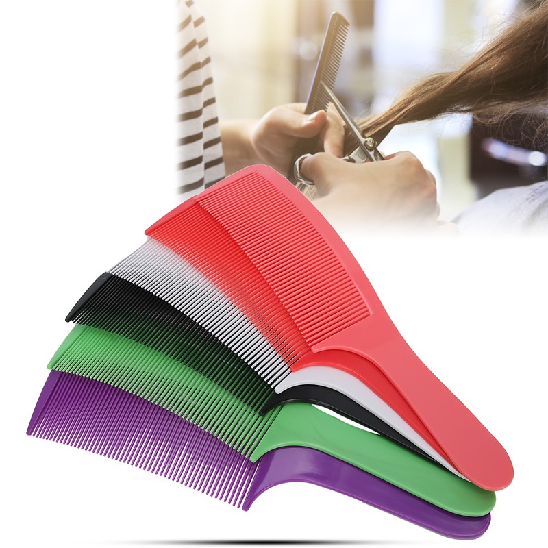 6pcs Barber Shop Curved Haircut Comb Hairdressing Cutting Comb with