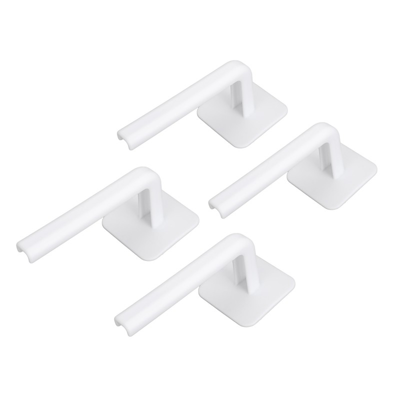 Baseball Hat Hanger Hook ABS Display Fixation Wall Mounted White