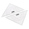 Acrylic Marine Triangle Clear Isosceles Triangle Ruler, Chart Drawing Triangle