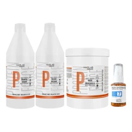 Trío Multi Proteínas Salerm Hair Lab Grande + Plex System #7
