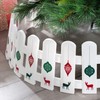 WeRChristmas Picket Fence Tree Skirt, Multi-Colour, 68cm