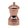 Bisetti Messina Copper Plated Beechwood Pepper Mill With Adjustable Grinder,