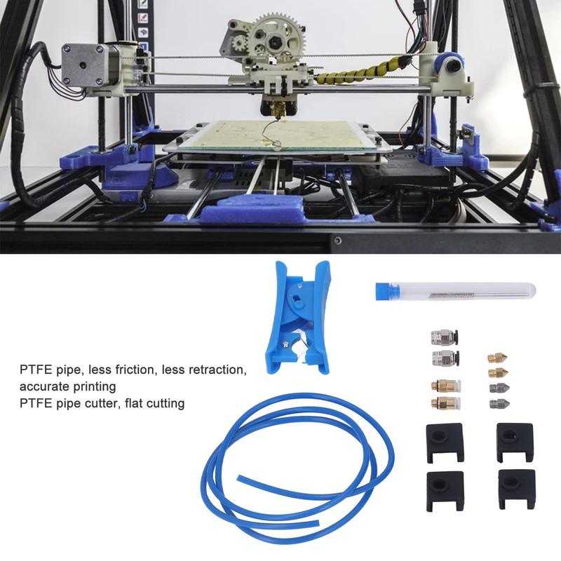 3D Printer Accessories MK8 Nozzles Pneumatic Connector Fittings PTFE Pipe