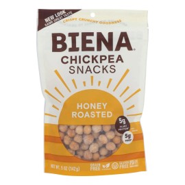 UD_Biena Chickpea Bean Snacks Honey Roasted Wasabi Taste Case of 8 5 Oz Bulk Fried and Baked Packaging