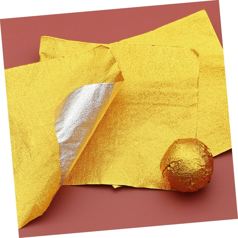 LABRIMP Aluminium Foil Wrapping Paper 500pcs Foil Wrappers Food Packaging
