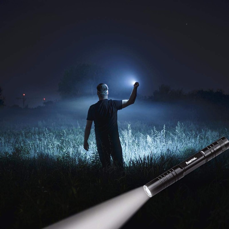 Hama Regular LED Torch, Black, 14.7 x 2 cm