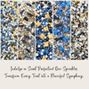 Confect Fathers Day Sprinkles | Black, Blue & White Sprinkles