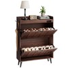 ChooChoo Shoe Storage Cabinet with 2 Flip Drawers, Deodorizing Shoe